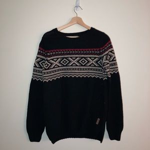 NWOT Roots Wool Fair Isle Sweater